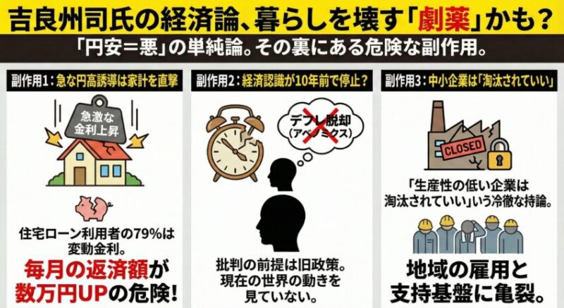2026衆院選大分1区。政策通(自称)吉良州司さんの経済論は、多くが間違っており、矛盾だらけ。